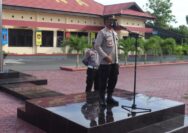 Kabag Ops Polres Touna Pimpin Apel Pagi Jam Pimpinan.