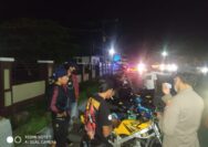 Sat Samapta Polres Touna Patroli Blue Light Ajak Masyarakat Patuhi Prokes dan Vaksinasi