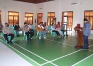 Binrohtal Personil Polres Touna Beragama Nasrani di aula Endra Dharma Laksana, Kamis (09/02/2022).