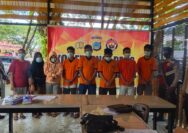 8 Tersangka Narkoba yang Berhasil Ditangkap Sat Narkoba Polres Touna Pada Januari 2022.