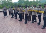 Tingkatkan Kemampuan Fisik dan Ketrampilan Personil, Polres Touna Gelar Latihan Dalmas