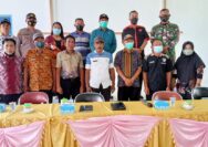 Kasat Reskrim Polres Touna Ikuti Rapat Percepatan Vaksinasi di Desa Tombiano