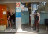 Sat Sabhara Polres Touna melaksanakan Pengamanan kawasan Obyek Vital Kantor Perbankan yang ada Kabupaten Touna,