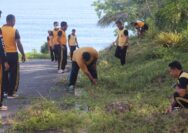 Polres Touna Lakukan Olah Raga Pagi Dilanjutkan Dengan Kurvei