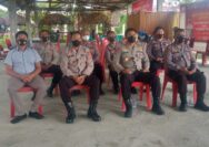 Kapolres Touna Ikuti Zoom Meeting Bersama Kapolri Dalam Rangka Vaksinansi Serentak Indonesia