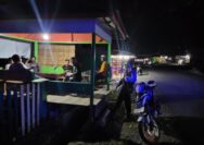 Lewat Patroli Blue Light, Sat Sabhara Polres Touna Gencar Sosialisasikan Protokol Kesehatan