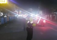Sat Lantas Polres Touna juga melaksanakan Patroli dan Pengaturan Lalin malam hari