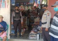 Personel Polsek Una Una Patroli Harga Sembako di Pasar Wakai