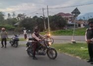 ersonel Polsek Ampana Kota melaksanakan Patroli Subuh  di wilayah hukum Polsek Ampana Kota, Senin (11/4/2022) pukul 05.30 Wita.