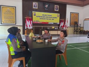 Polres Touna Terima Kunjungan Supervisi SDM Polda Sulteng