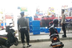 Minimarket dan Objek Penting Jadi Monitoring Patroli Malam Personel Polsek Tojo