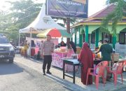 Patroli Polsek Ampana Kota Sambangi Pasar Takjil Ramadhan